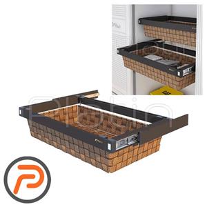 کشویی جا البسه بافت پلاتین کد 5013