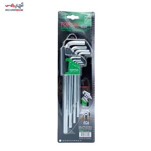 آچار آلن شش گوش تاپ تول کارتی فوق بلند 9 عددی مدل GAAL0912