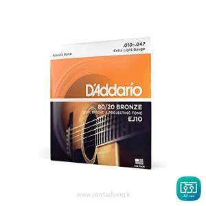 سیم گیتار آکوستیک Daddario EJ10 Bronze