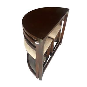 میز و صندلی ناهارخوری 2 نفره گالری چوب اشنایی مدل Ti 657 