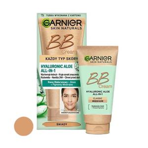 کرم پودر BB گارنیه مدل Hyaloronic Aloe All in One حجم 50 میلی لیتر -