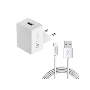 شارژر دیواری انرجایزر مدل ACW1QEUHMC3 به همراه کابل تبدیل microUSB