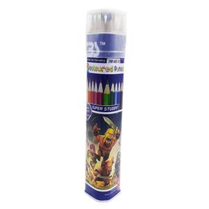مداد رنگی 12 رنگ سی بی اس مدل JM 480-12 کد 4