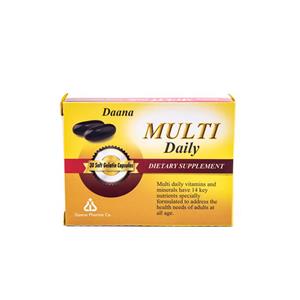 سافت ژل مولتی دیلی دانا  MULTI daily 30 Tablets