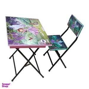 میز تحریر باکسدار تاشو آسایش - به همراه صندلی - طرح سوفیا