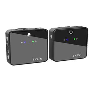 میکروفن بی سیم مدل SK750 wireless microphone بسته 2 عددی 