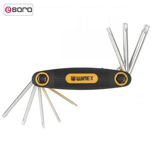 مجموعه 8 عددی اچار ستاره ای وینکس مدل EH2506 Winex Star Wrench PCS 