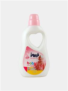 مایع لباسشویی کودک صورتی فیروز 1000 گرمی  1 Firooz Baby Washing Liquid