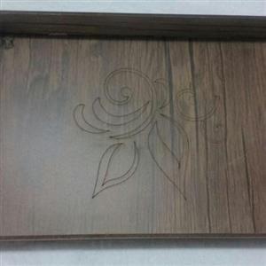 سینی پذیرایی mdf با ظرفیت 6 لیوان