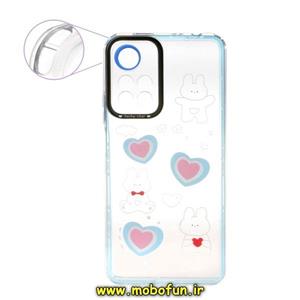 قاب گوشی Redmi Note 11 (China) 5G - Redmi Note 11T - Poco M4 Pro 5G شیائومی ژله ای طرح دار شفاف محافظ لنز دار خرگوشی کد 24