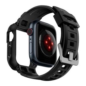 بند و کاور اپل واچ اسپیگن سایز 44/45 | Spigen Rugged Armor Pro Apple Watch Series 7/SE/6/5/4 Case