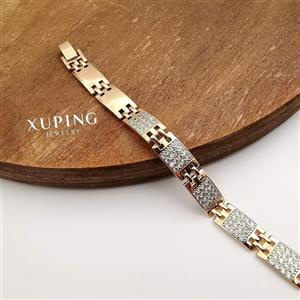 دستبند نگین ‌دار طرح طلا ژوپینگ