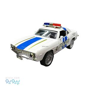 ماکت ماشین فلزی کامارو پلیس سفید