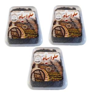 حلوا سیاه کره ای اردبیل دهکده طبیعت - 1500 گرم مجموعه 3 عددی