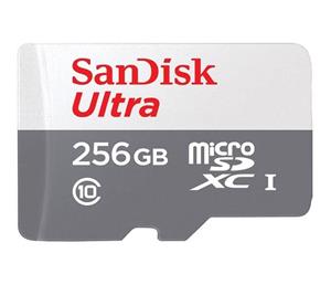 کارت حافظه microSDXC سن دیسک مدل Ultra کلاس 10 استاندارد UHS-I U1 سرعت 100MBps ظرفیت 256 گیگابایت