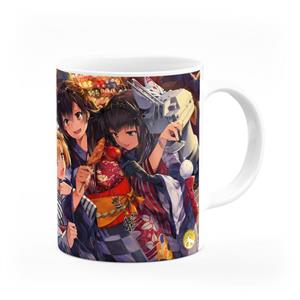 ماگ هومرو طرح بازی مجموعه کانتای مدل MG1911 Hoomero Kantai Collection game Mug 