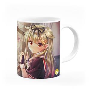 ماگ هومرو طرح بازی مجموعه کانتای مدل MG1908 Hoomero Kantai Collection game Mug 