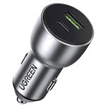 UGREEN PD+QC 3.0 Dual Ports USB A / USB C - Fast Car charger