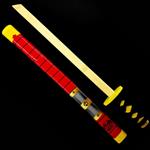 شمشیر بازی دنیای سرگرمی های کمیاب مدل شمشیر چوبی کاتانای سامورایی کد neshan1
