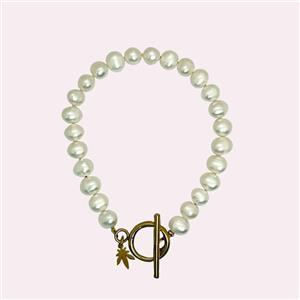 دستبند زنانه مدل مروارید پرورشی