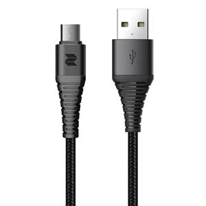 کابل تبدیل USB  به MicroUSB  راک اسپیس مدل RCB0733 طول 1.2 متر USB to MicroUSB Rock Space Converter Cable Model RCB0733 Length 1.2 meters