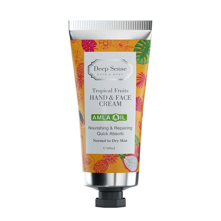 کرم مرطوب کننده دیپ سنس مدل tropical fruits حجم 60 میلی لیتر مجموعه 2 عددی
