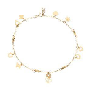 پابند طلا 18 عیار زنانه مایا ماهک مدل MA0171 Maya Maahak MA0171 Gold Anklet For Women
