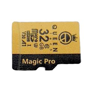 کارت حافظه Micro SD HC کوئین تک مدل A1-V30-633X کلاس 10 استاندارد سرعت UHS-l U3 سرعت 95MBps ظرفیت 32 گیگابایت به همراه آداپتور SD
