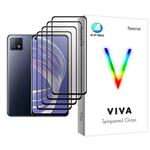 محافظ صفحه نمایش جانبو مدل Viva Glass MIX004 مناسب برای گوشی موبایل اوپو A73 5G بسته چهار عددی