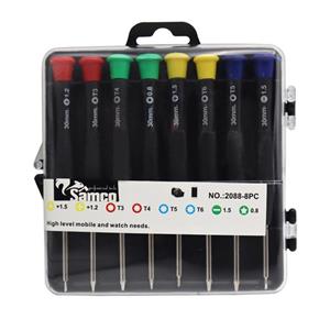 پیچ گوشتی مدل موبایلی کد YP-08 مجموعه 8 عددی
