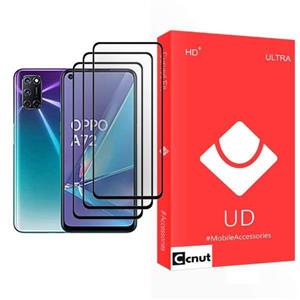 محافظ صفحه نمایش کوکونات مدل UD Ultra MIX003 مناسب برای گوشی موبایل اوپو A72 بسته سه عددی Coconut Screen Protector For Oppo Pack Of 3 