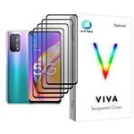 محافظ صفحه نمایش جانبو مدل Viva Glass MIX004 مناسب برای گوشی موبایل اوپو A93 5G بسته چهار عددی