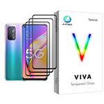 محافظ صفحه نمایش جانبو مدل Viva Glass MIX003 مناسب برای گوشی موبایل اوپو A93 5G بسته سه عددی