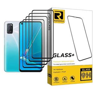 محافظ صفحه نمایش راندیکا مدل Randika Glass MIX004 مناسب برای گوشی موبایل اوپو A92 بسته چهار عددی