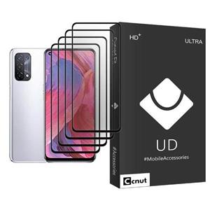 محافظ صفحه نمایش کوکونات مدل UDB Ultra MIX004 مناسب برای گوشی موبایل اوپو A74 5G بسته چهار عددی Coconut Screen Protector For Oppo Pack Of 4 