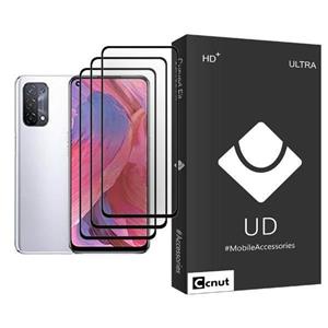 محافظ صفحه نمایش کوکونات مدل UDB Ultra MIX003 مناسب برای گوشی موبایل اوپو A74 5G بسته سه عددی Coconut Screen Protector For Oppo Pack Of 3 