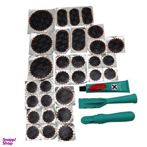 چسب و وصله پنچرگیری سامکو مدل YP-T-033 مجموعه 33 عددی