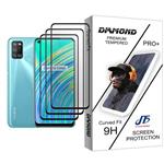 JF Diamond Glass MIX003 Screen Protector For Realme C17 Pack Of 3