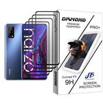 JF Diamond Glass MIX004 Screen Protector For Realme Narzo 30 Pro 5G Pack Of 4