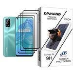 JF Diamond Glass MIX003 Screen Protector For Realme V5 5G Pack Of 3