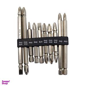 سری پیچ گوشتی یک سر چهارسو یک سر دو سو مدل گوریلا کد YP-010 مجموعه 10 عددی