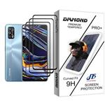 JF Diamond Glass MIX003 Screen Protector For Realme 7 Pro Pack Of 3