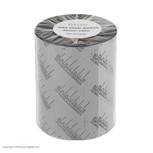 ریبون پرینتر لیبل زن بارکد مدل Wax-Resin 80 mm x 300 m