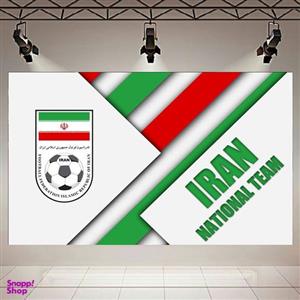 پوستر طرح پرچم مدل لوگوی تیم ملی فوتبال ایران کد AR16870