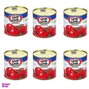 کنسرو رب گوجه فرنگی شامینه - 800 گرم بسته 6 عددی