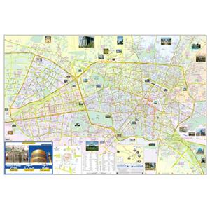 نقشه سیاحتی و گردشگری شهر مشهد گیتاشناسی کد337