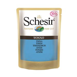 پوچ گربه شسیر schesir تن ماهی  – 100 گرمی Schesir Pouch Tuna-51010 Cat Food