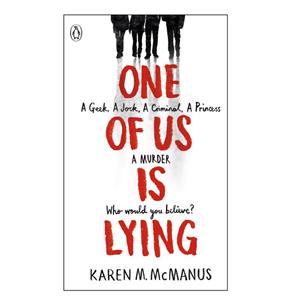 کتاب One of Us is Lying اثر Karen M. McManus انتشارات Delacorte Press