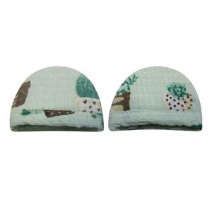 دستگیره قابلمه هوم اند لایف مدل گابریل طرح گلدان کاکتوس بسته 2 عددی