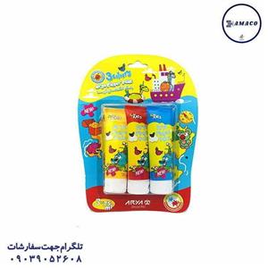 رنگ انگشتی 3 رنگ آریا مدل تیوپی به همراه ابزار